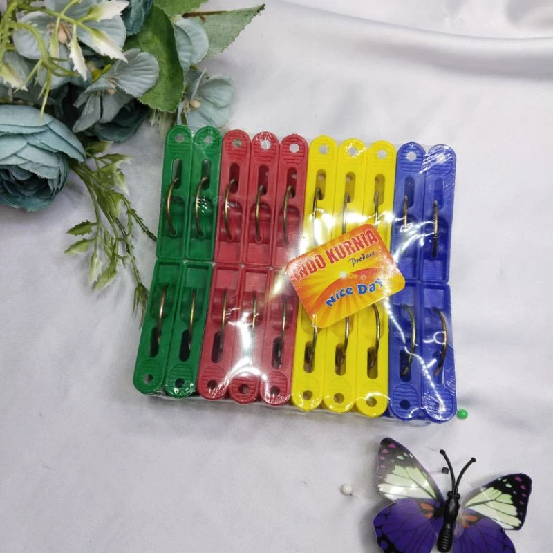 Jepit Baju Warna Produk Bagus Jepit Jemuran Isi 20pcs Jepit Jemuran Murah - Gambar 4
