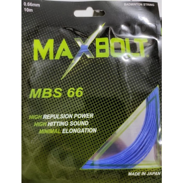 [ORIGINAL] MAXBOLT MBS66 BADMINTON RACKET STRINGS MAXBOLT MBS 66 ...