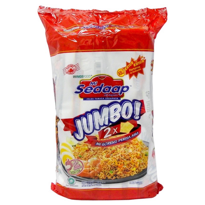 Mi Sedaap Fried Instant Noodles Jumbo (139g) | Shopee Singapore