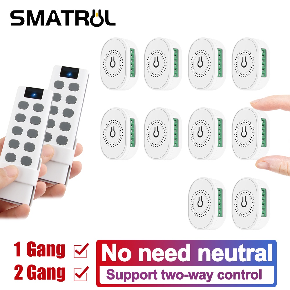 SMATRUL Switch Light Mini Smart Wireless Module Home Electrical No ...