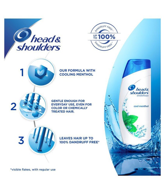 Head& Shoulders Shampoo Menthol 160ml - Gambar 3