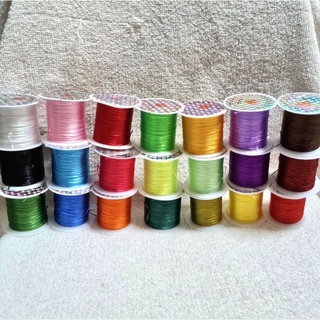 80 Yard Strong Stretchy Elastic String Cord Thread 0.5 mm For Jewelry  Making-NEW