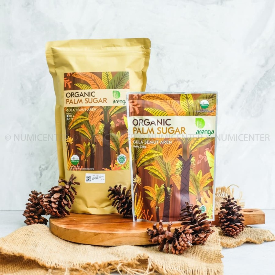 Arenga Organic Palm Sugar 225g - Organic Palm Sugar | Shopee Singapore
