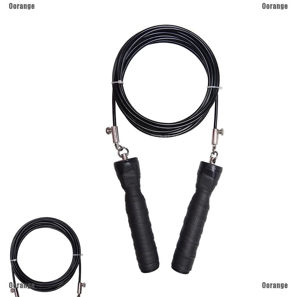 AG Speed Skipping Jump Rope Adjustable Steel Wire Crossfit Exercise Gym