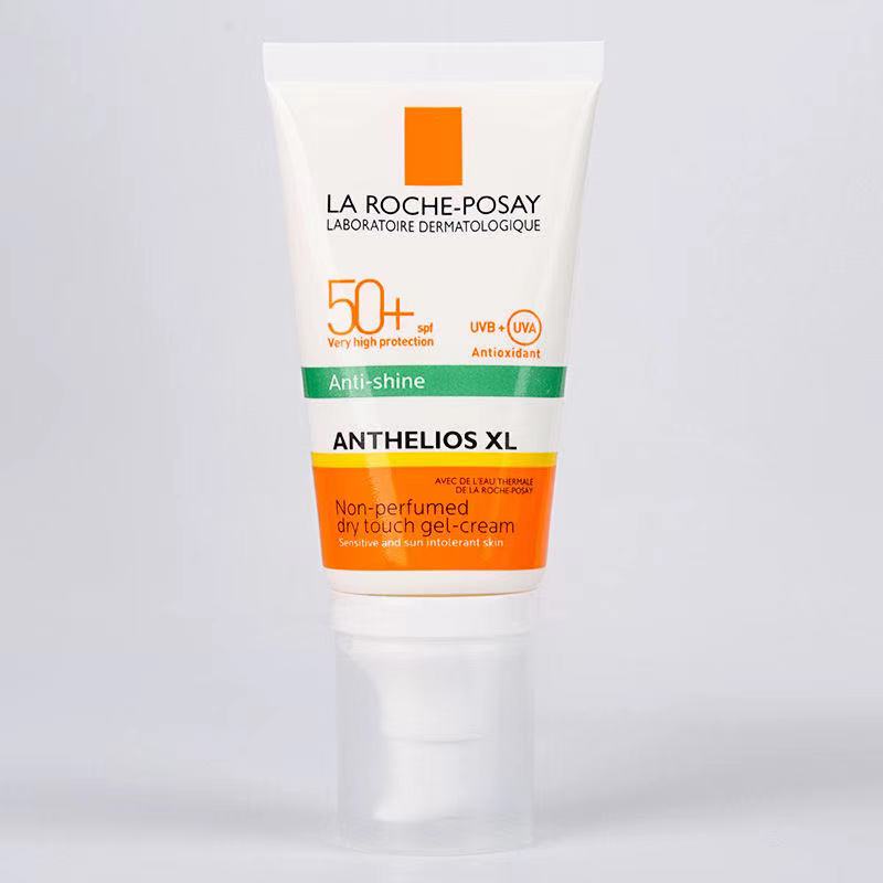 La Roche Posay Anthelios Sunscreen Gel Spf 50 ++ Green Line for Oily Skin Face Oil Control
