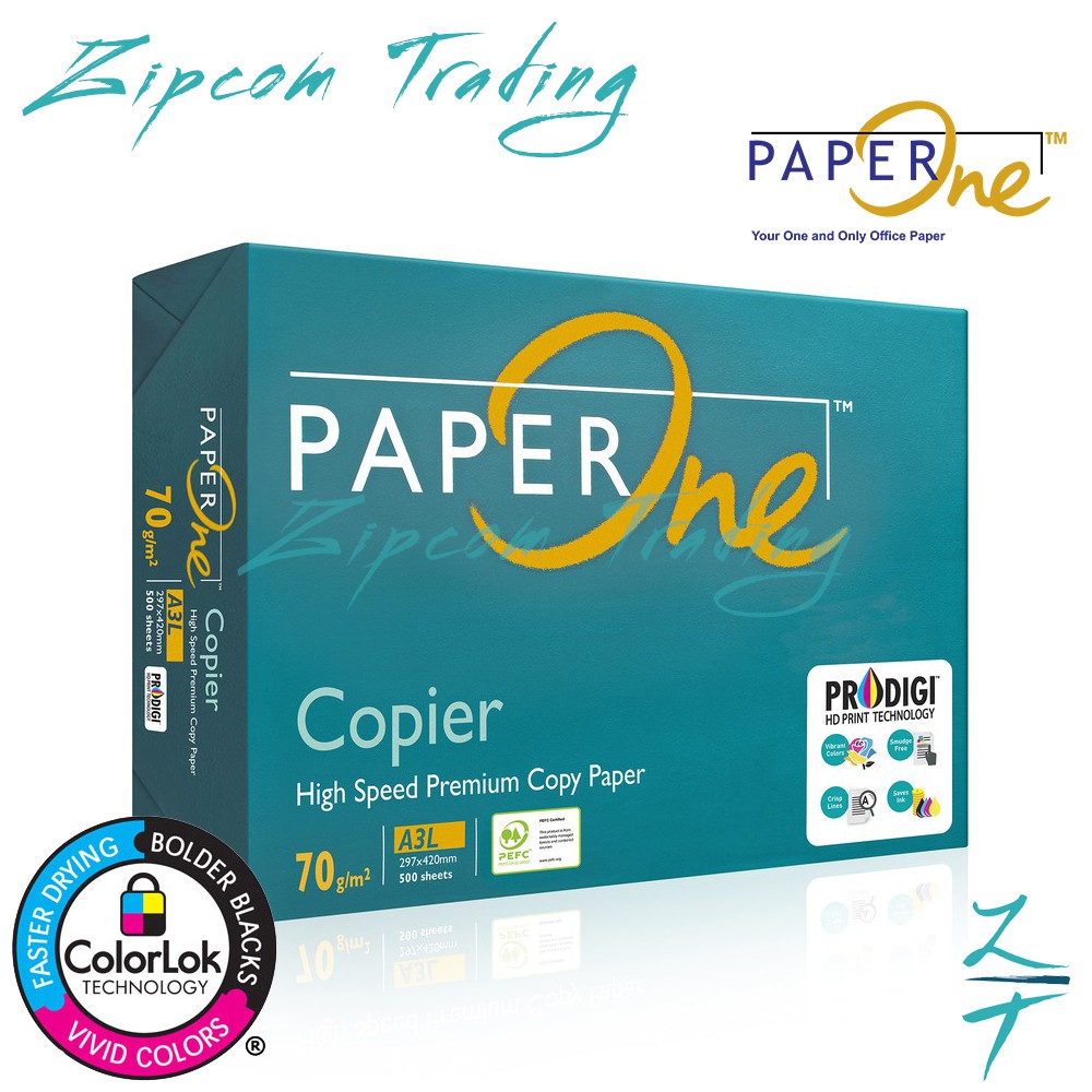 PaperOne A3 Copier Paper - 75gsm (500 Sheets) | Shopee Singapore