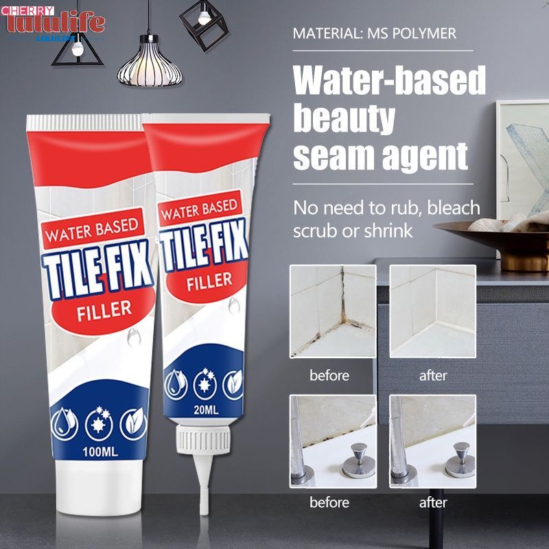 Tile Reform Grout Line Sealer Filler Cleaner Floor Wall Toilet Tiles