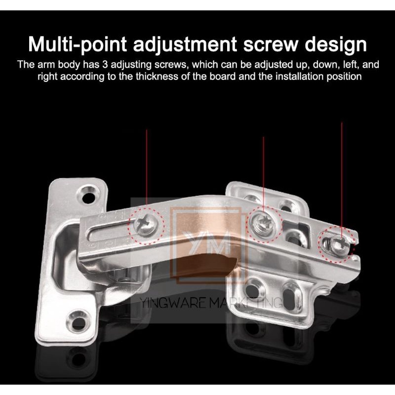 135 degree corner kitchen cabinet door hinge folding 270 degree door ...