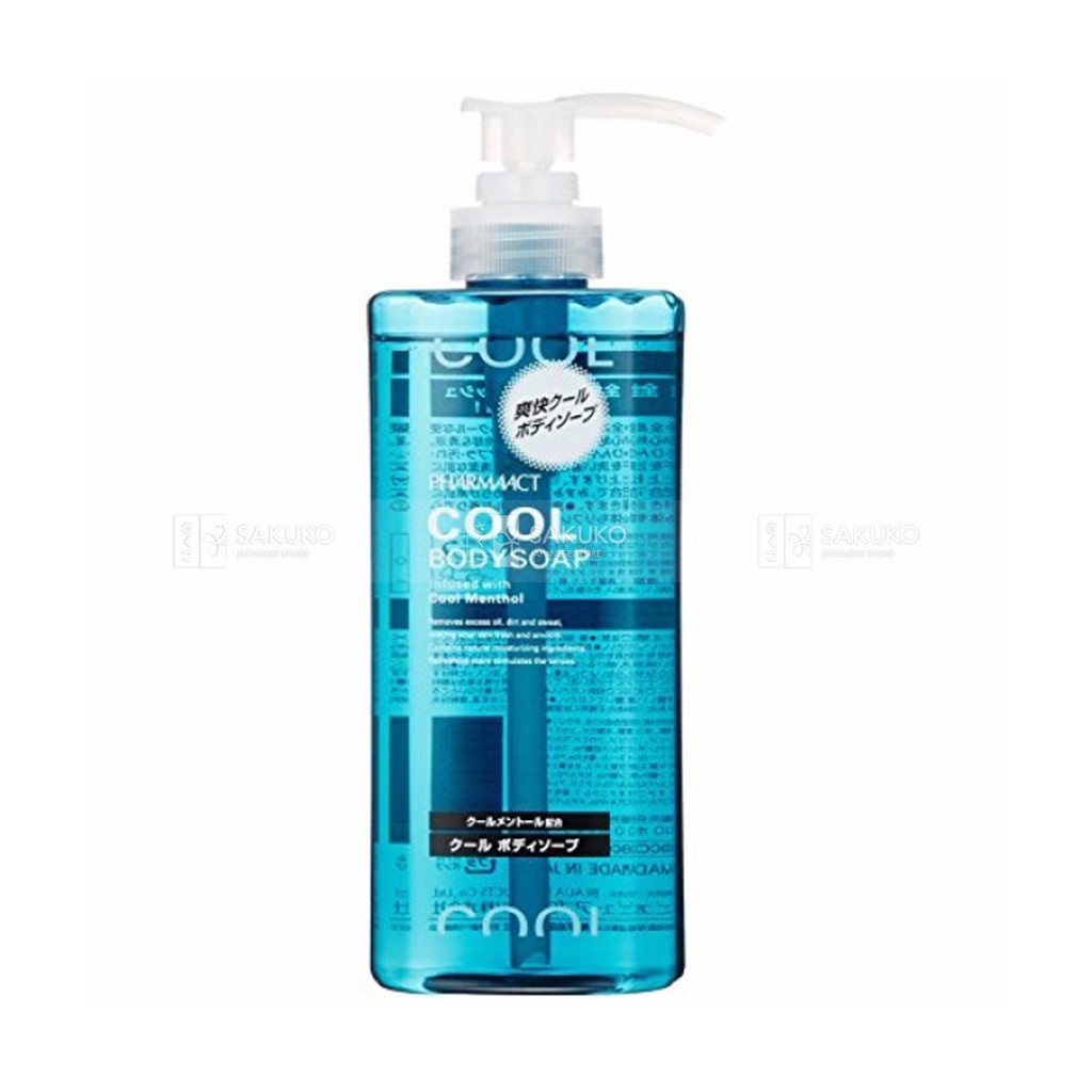 KUMANOYUSHI Pharmaact Men's shower gel super cool 600ml Shopee Singapore