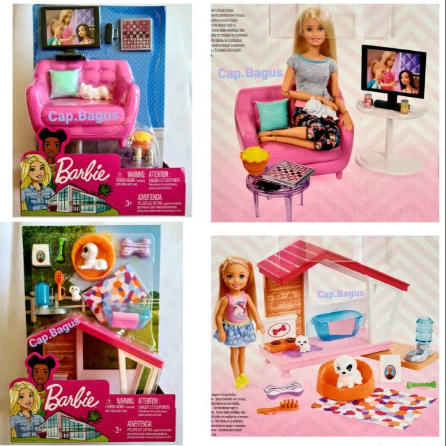 Barbie Doll furniture set barbie furniture set sofa set barbie dog