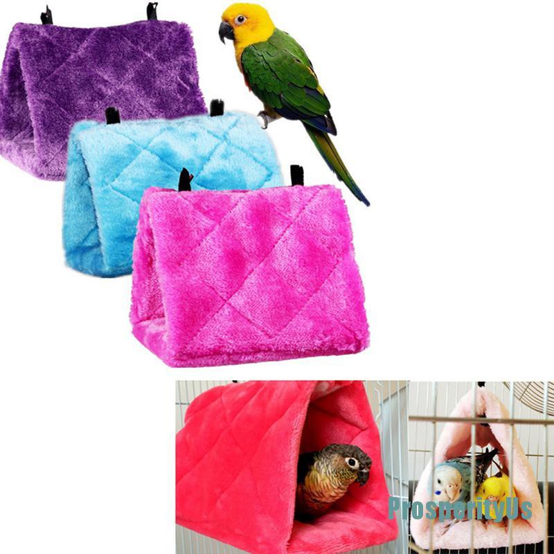 🍭 Pet bird parrot parakeet budgie warm hammock cage hut tent bed ... - Parrot Exercise Cage Ideas With Hammocks