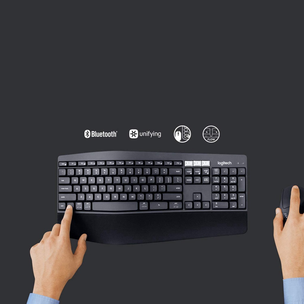 Logitech MK850 Performance Multi-Device Bluetooth Wireless Keyboard ...