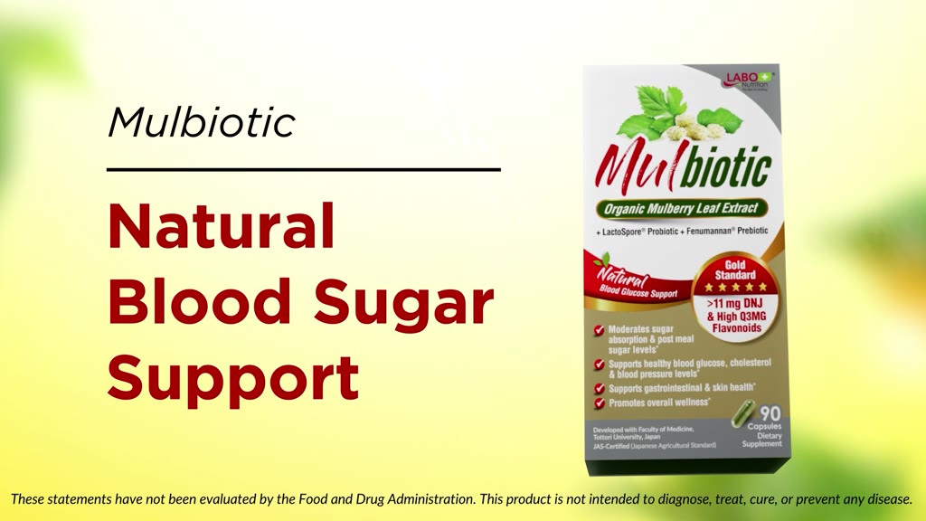[2 Boxes] LABO Nutrition Mulbiotic Capsule Natural Glucose Support for ...