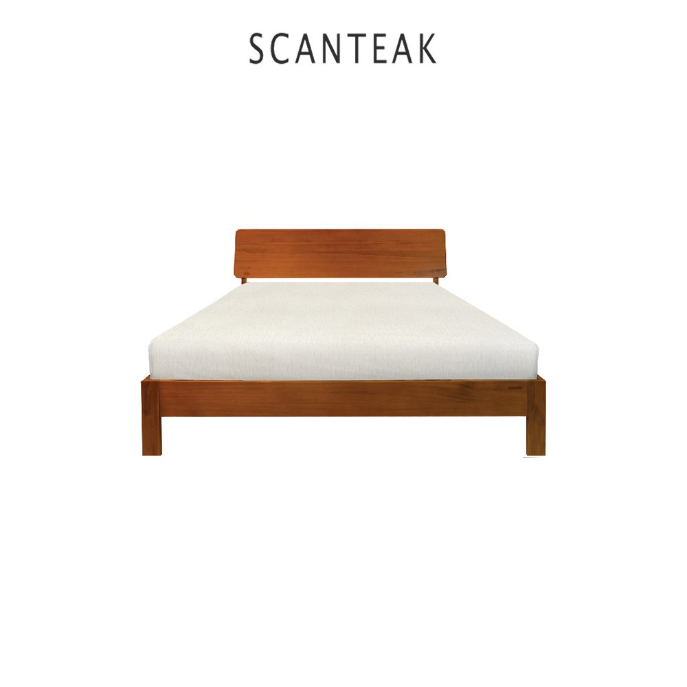 Scanteak Len 6Ft Bed Frame Shopee Singapore