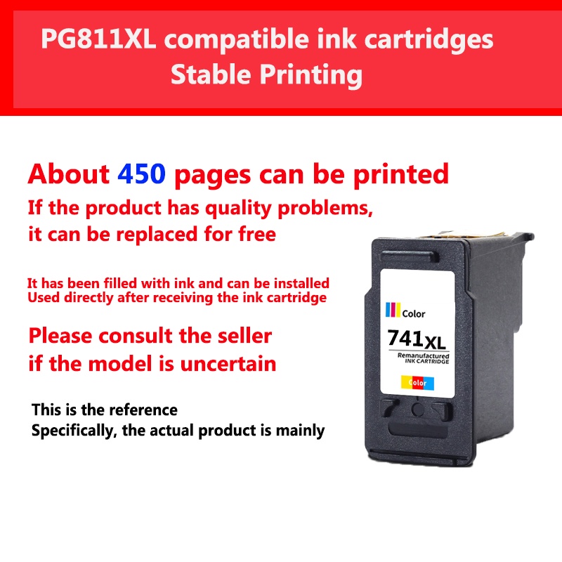 Canon 740 741 ink PG 740XL CL 741XL ink cartridge compatible for Canon