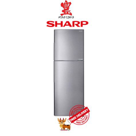 Sharp 287L J-Tech Inverter 2 Door Refrigerator SJ-RX38E-SL | Shopee ...