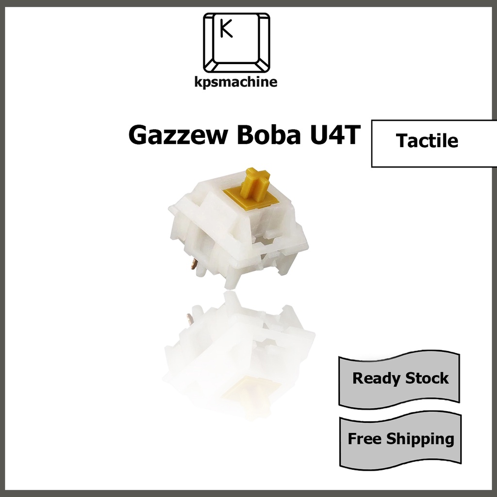 Gazzew Boba U4T Tactile Switch For Mechanical Keyboard Shopee Singapore