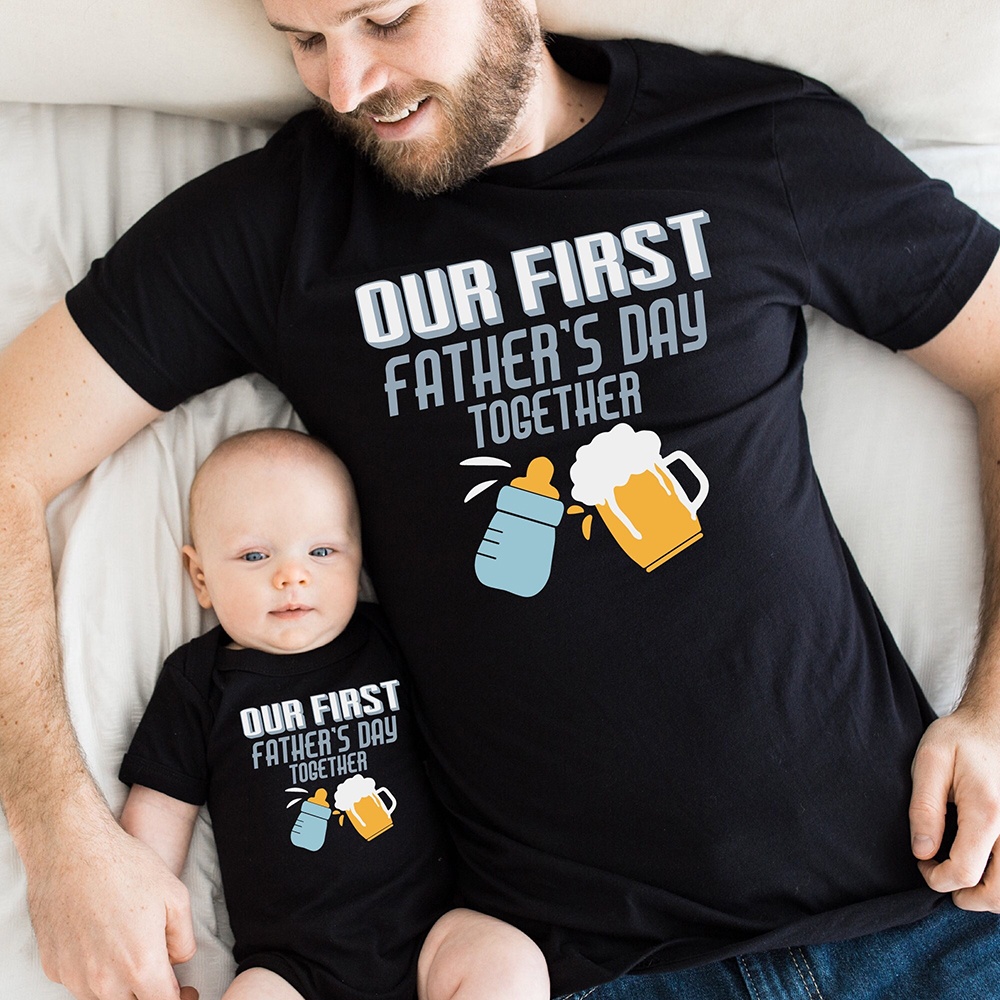 Father and baby son matching clothes best sale