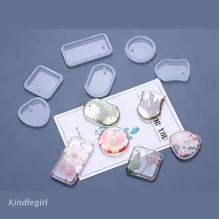 DIY UV Resin Mold Set 2 Styles Resin Casting Molds Kit Jewelry Pendant  Silicone Mold With Hard Type Crystal Glue Jewelry Making Tools