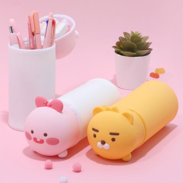 Kakao Friends Silicone Pencil Case Multi Pouch Shopee Singapore 2995