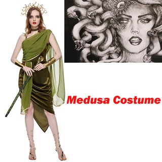 Sexy Medusa Evil Snake Greek Mythology Goddess Adult Bodysuit