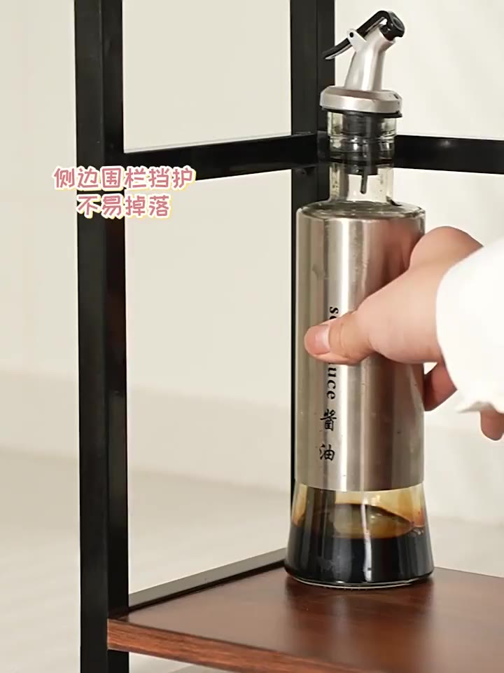 2 Tier Kitchen Countertop Storage Cabinet Spice Rack Chopsticks Shelf ...