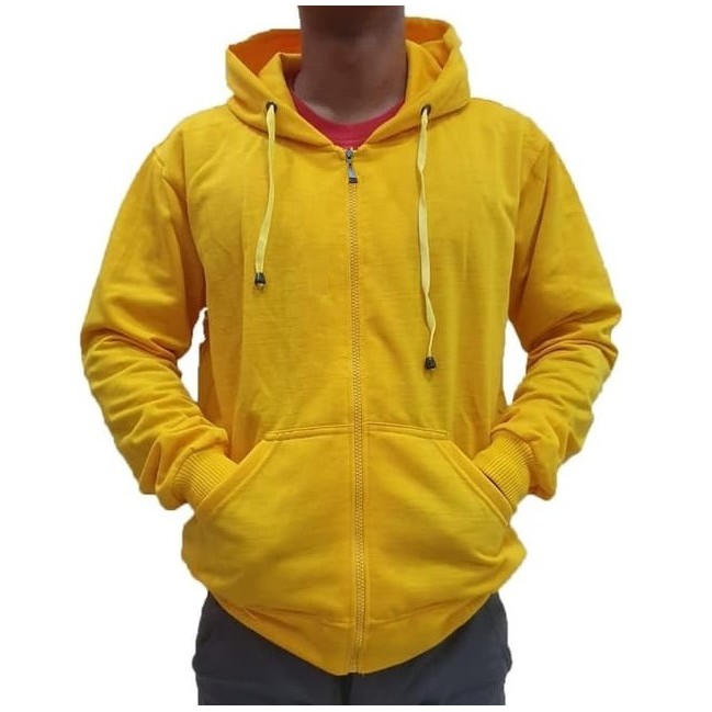 Yellow zipper jacket hotsell