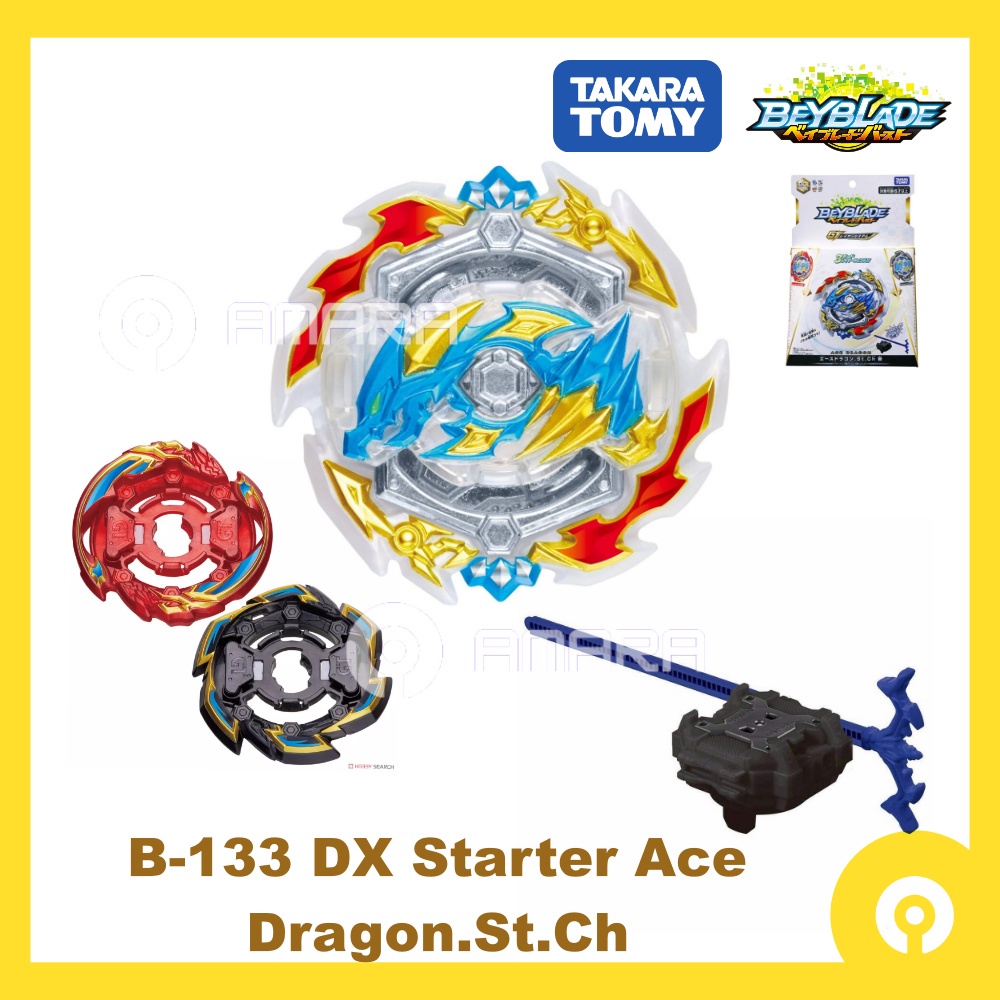 Takara Tomy Beyblade B-133 DX Starter Ace Dragon.St.Ch Toy / Mainan ...