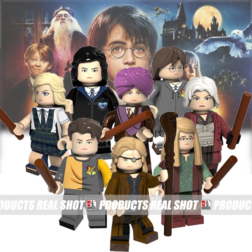 Harry Potter Minifigures Alastor Moody Quirinus Quirrell Moaning Myrtle ...