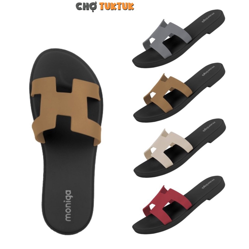 Thailand Monobo Moniga Horizontal Strap Women Slippers 913 | Shopee ...