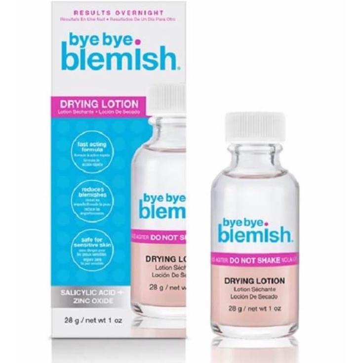 Bye Bye Blemish Acne Drying Lotion for Face, Back, Chest, Reduce Pimple