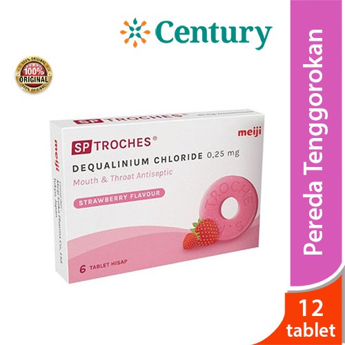 SP Troches Strawberry / Tenggorokan / Tablet Hisap