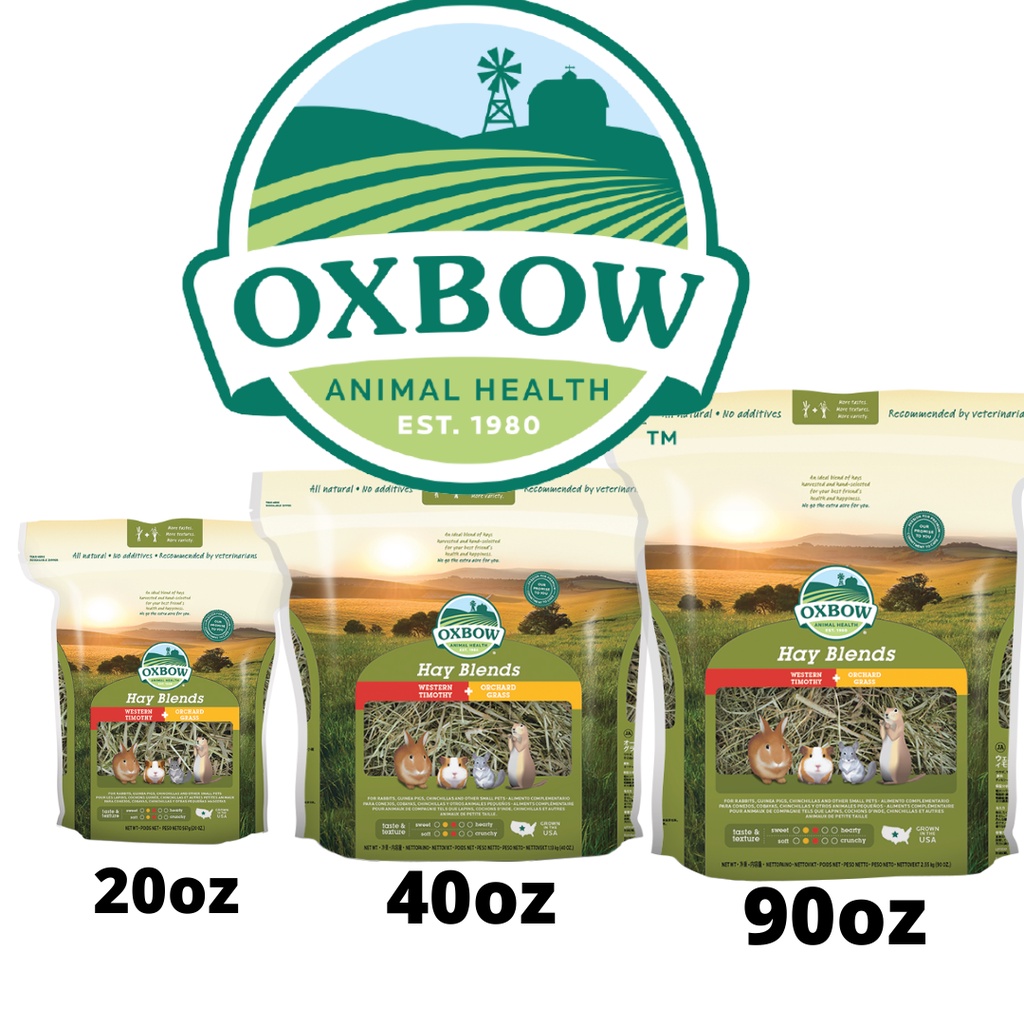OXBOW Hay Blends Western Timothy & Orchard Grass [3 Size All Available