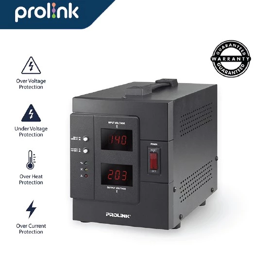 Prolink Stabilizer 1000VA Automatic Voltage Regulator l AVR l Relay Controlled l Stavolt - Gambar 3