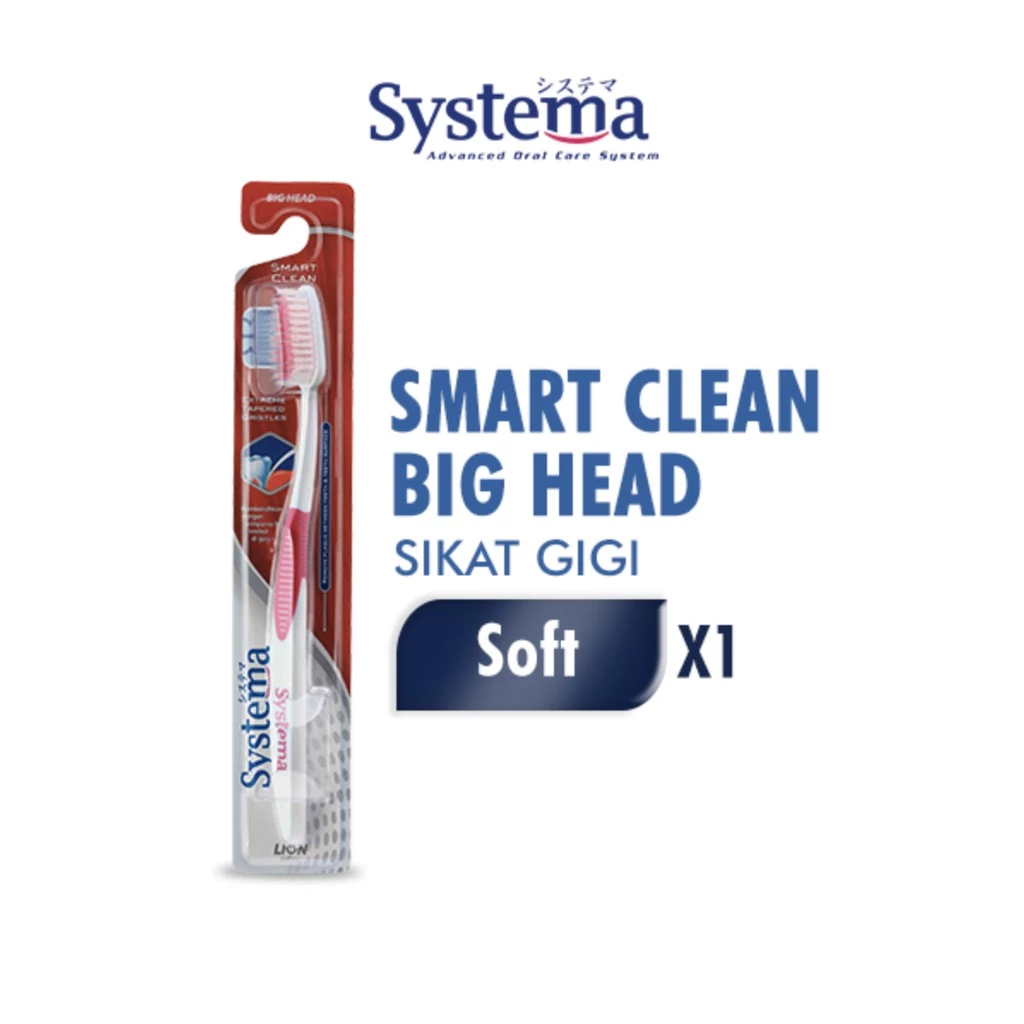 Systema Sikat Gigi Smart Clean Big Head - Gambar 2
