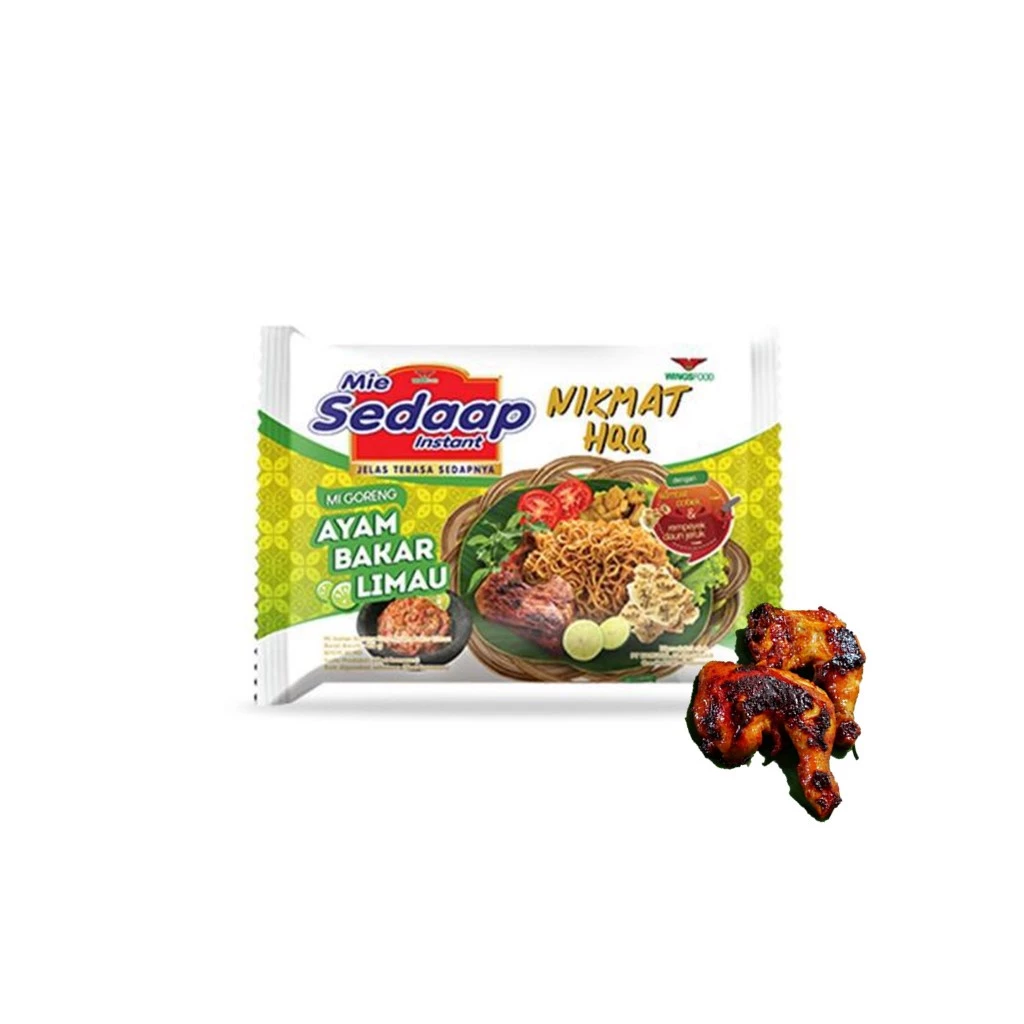 Sedaap Mie Instan Ayam Bakar Limau Bag 89 gr x5 - Gambar 2