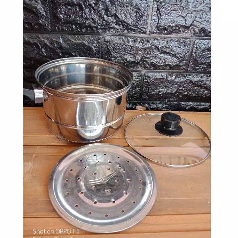 Modern multi-function water steamer pot uk 20cm | Shopee Singapore