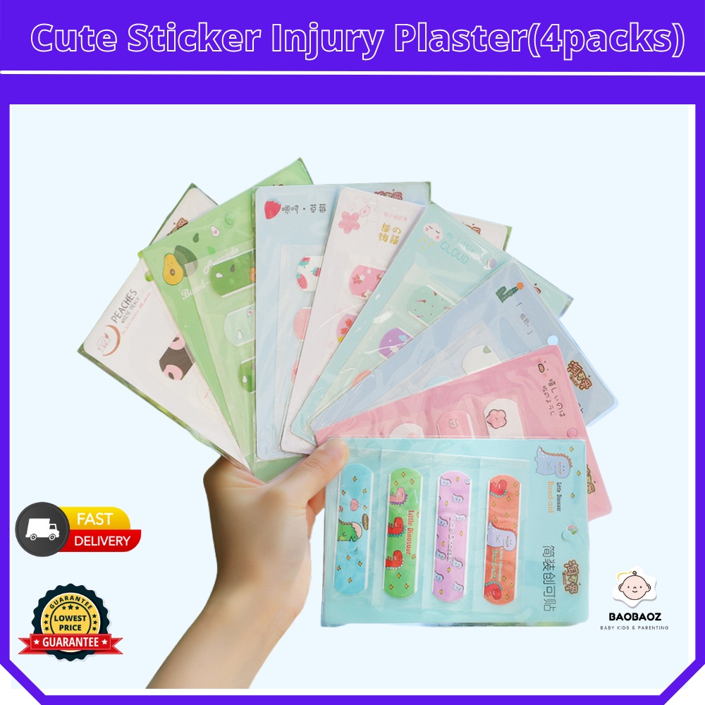 Baobaoz Cute Sticker Plaster Tape Without Box Injury Cut Waterproof ...