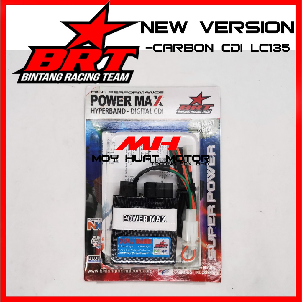 Brt BINTANG RACING TEAM CDI LC135/YAMAHA 135 LC CDI UNIT/RACING CDI RPM ...