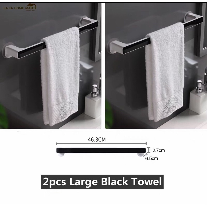 Punch free Bathroom Towel Rack Towel Hanger Bathroom Organizer Long ...