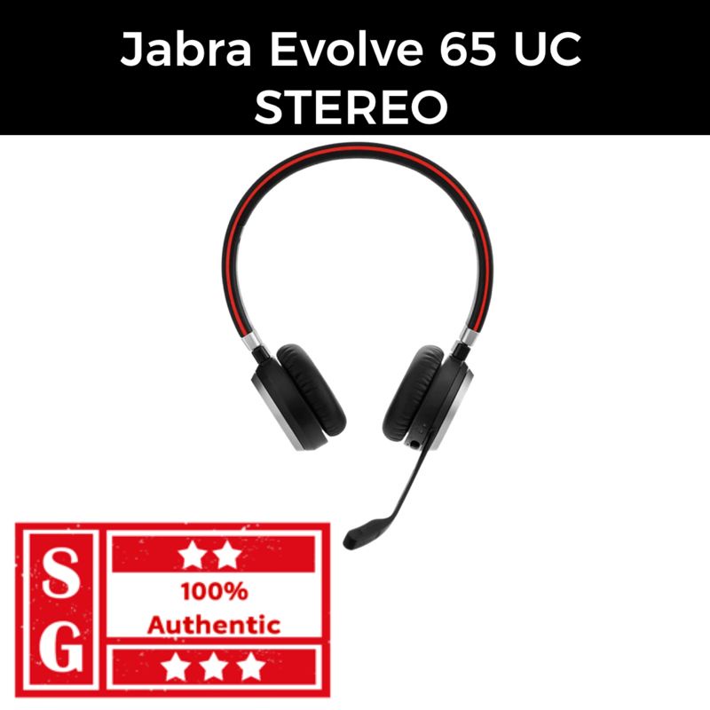 Jabra EVOLVE 65 UC Stereo DUO Bluetooth Headset 6599-829-409