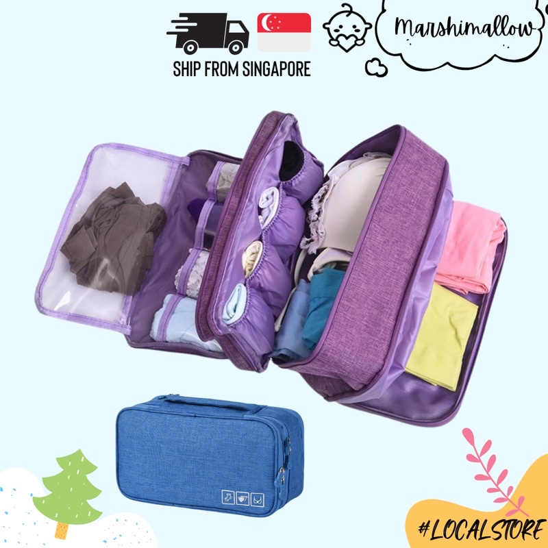 Portable Underwear Bra Storage Bag Waterproof Travel Organizers