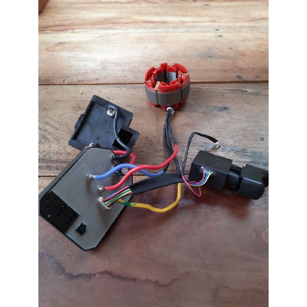 Retail impact wrench Parts: esc board, Dynamo motor, planetary gear ...