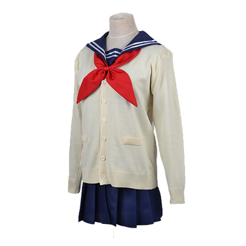 Anime My Hero Academia Boku No Hero Academia Cosplay Costume Himiko Toga Jk Uniform Sweater Coat 8780