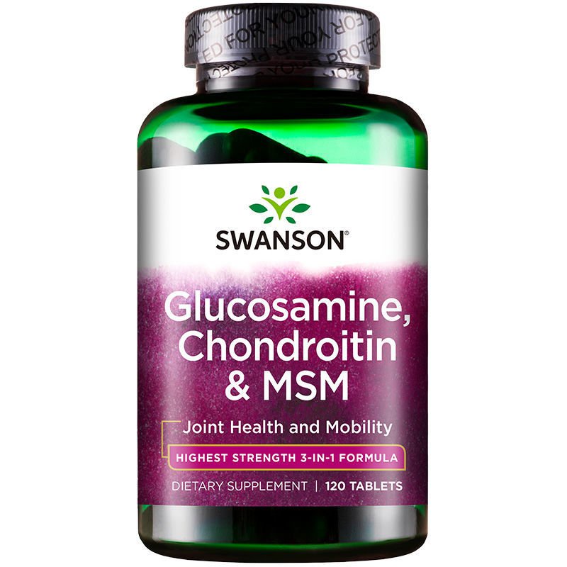 Swanson Enhanced Version Glucosamine Sulfate ChondroitinMSMDimethyl