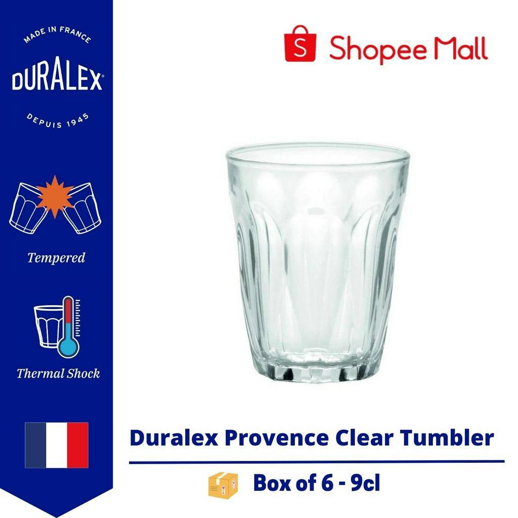 Set De 6 Verres Duralex Provence Transparent, 130 Ml, Parfait Pour Dégustation, Neuf (lot De 12 Sets)