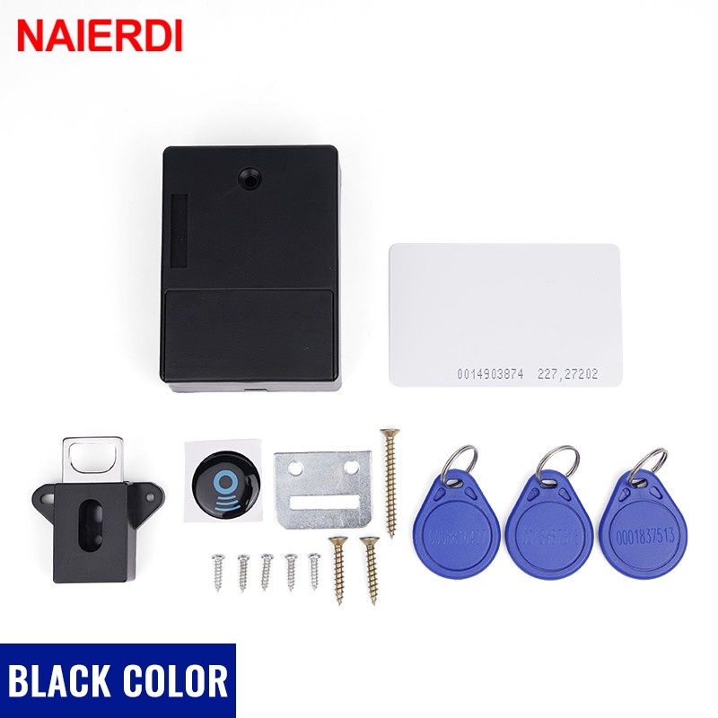 NAIERDI Invisible Sensor Lock EMID IC Card Drawer Digital Cabinet ...
