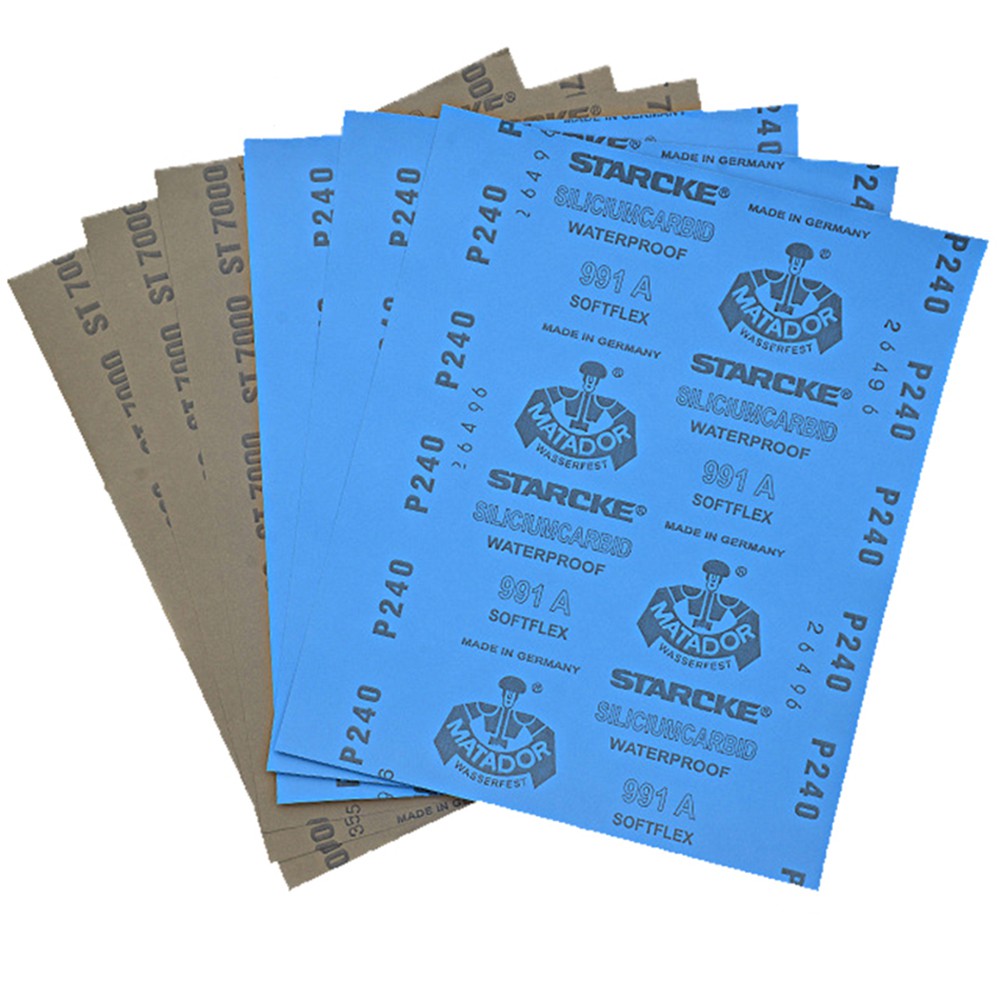 Wet and Dry Sand Paper 220 - 7000 Grit Waterproof Sandpaper Sheets 9'' x 11''(230mm x 280mm) Abrasive Paper for Polishing Grinding Wood Metal Craft Jewellery Automotive