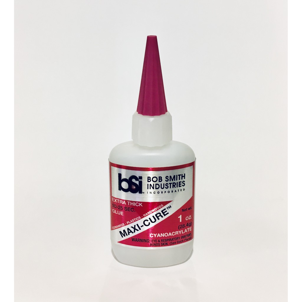 BOB Smith Industries Maxi-Cure - Extra Thick 10-25 Sec. 1oz. Bottle #BSI-112 BOB Smith Industries Maxi-Cure - Extra Thick 10-25 Sec. 1oz. Bottle #BSI-112