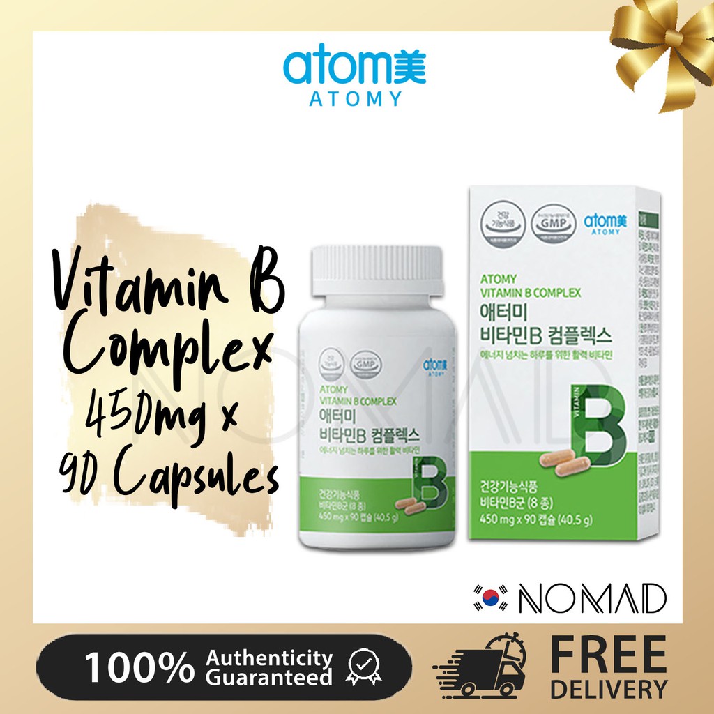 [Atomy] Vitamin B Complex 450mg X 90 Capsules | Shopee Singapore